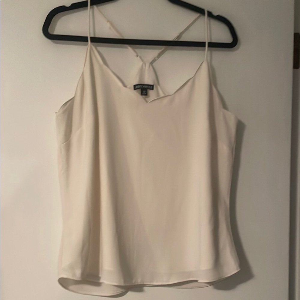 J. Crew scallop racerback tank